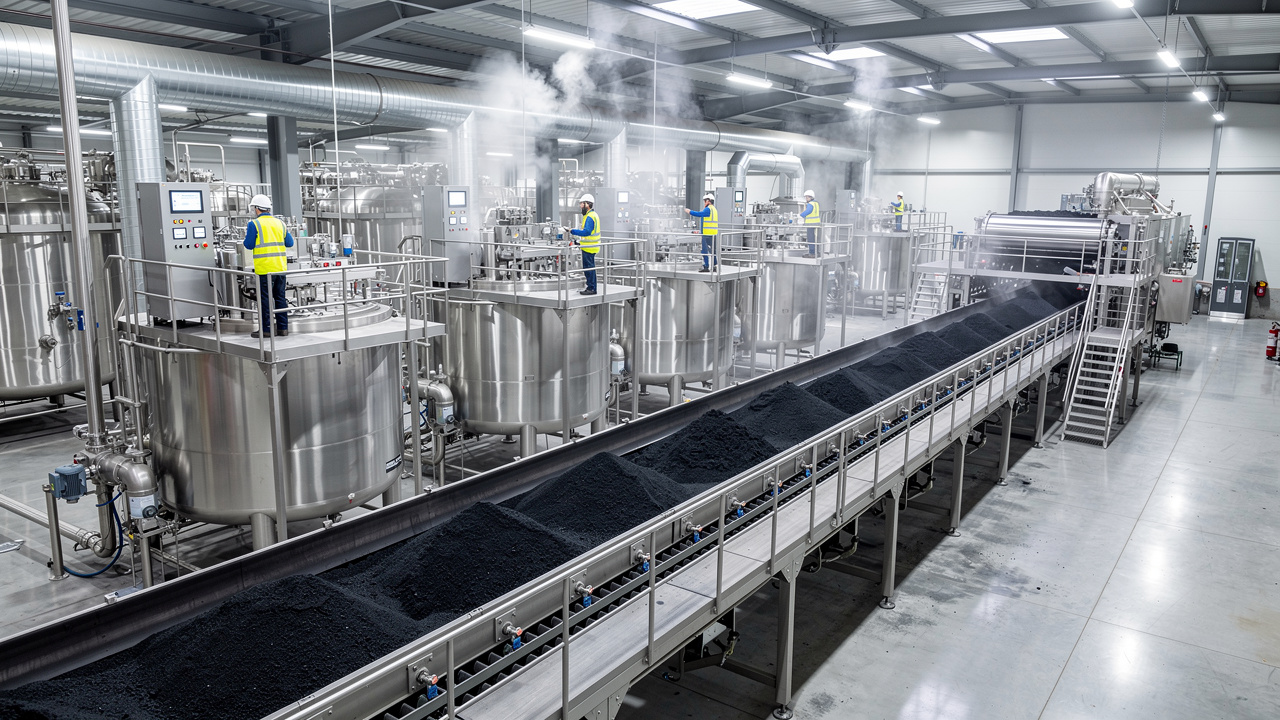 Advanced graphite processing and purification equipment